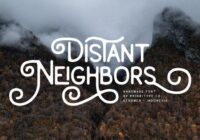 Distant Neighbors Font - Featured Image