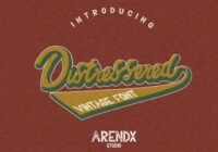 Distressered Font - Featured Image