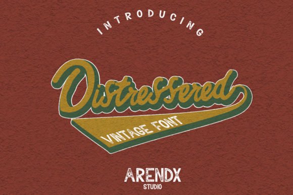 Distressered Font - Featured Image