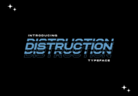 Distruction Font - Featured Image