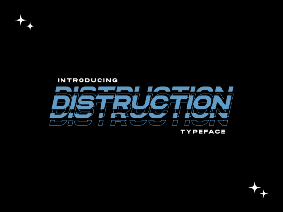 Distruction Font - Featured Image