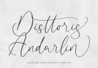 Disttoris Andarlin Font - Featured Image
