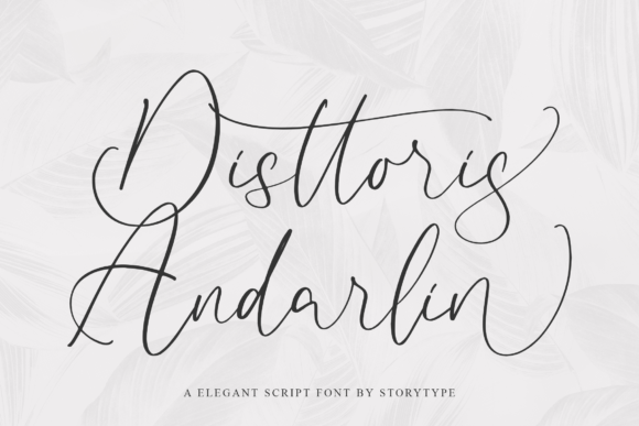Disttoris Andarlin Font - Featured Image