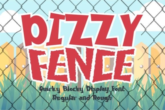 Dizzy Fence Font - Featured Image