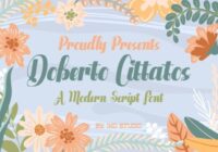 Doberto Cittatos Font - Featured Image