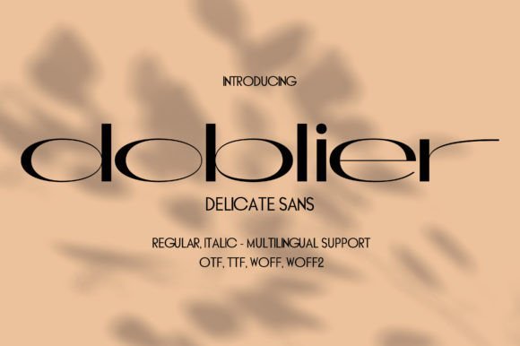 Doblier Font - Featured Image