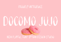 Docomo Jujo Font - Featured Image