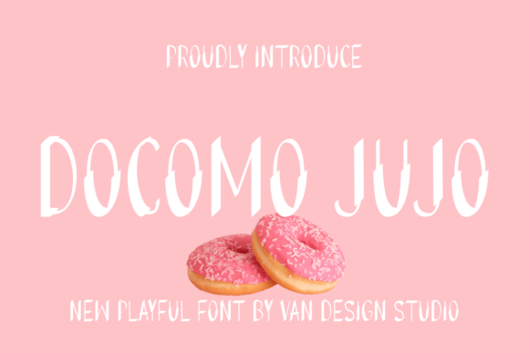 Docomo Jujo Font - Featured Image