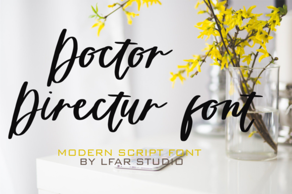 Doctor Directur Font - Featured Image