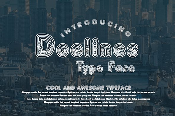 Doelines Font - Featured Image