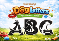 Dog Letters Font - Featured Image