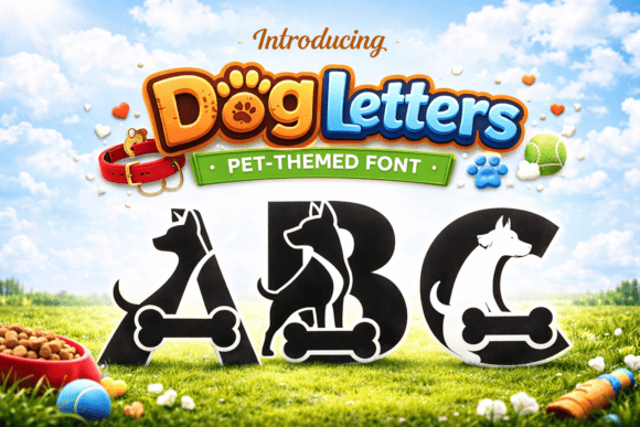 Dog Letters Font - Featured Image