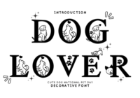 Dog Lover Font - Featured Image