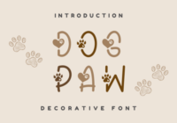 Dog Paw Font - Featured Image