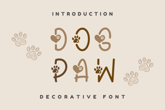 Dog Paw Font - Featured Image