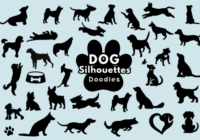 Dog Silhouettes Font - Featured Image