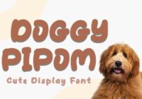 Doggy Pipom Font - Featured Image