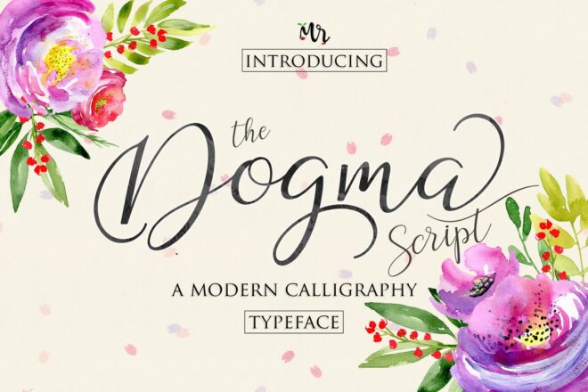 Dogma Script Font - Featured Image