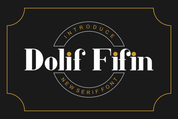 Dolif Fifin Font - Featured Image