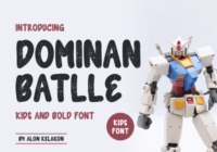 Dominan Battle Font Font - Featured Image
