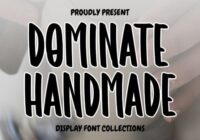 Dominate Handmade Font - Featured Image