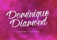 Dominique Diamond Font - Featured Image
