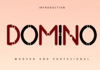 Domino Font - Featured Image