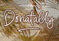 Donatally Font - Featured Image
