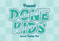 Donekids Regular Font - Featured Image