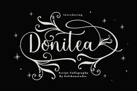 Donitea Script Font - Featured Image