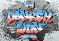 Donkey Sign Font - Featured Image