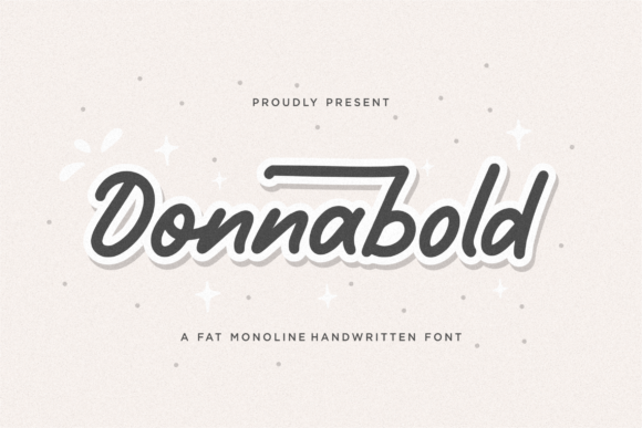 Donnabold Font - Featured Image