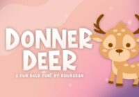 Donner Deer Font - Featured Image