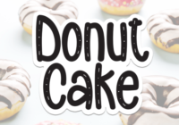 Donut Cake Font - Featured Image