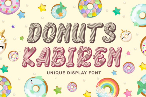 Donuts Kabiren Font - Featured Image