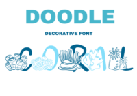 Doodle Coral Font - Featured Image