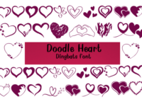 Doodle Heart Font - Featured Image