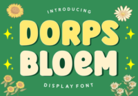 Dorps Bloem Font - Featured Image