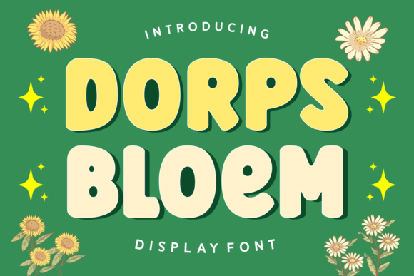 Dorps Bloem Font - Featured Image