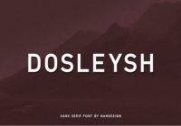 Dosleysh Font - Featured Image