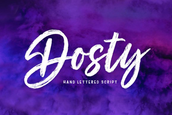 Dosty Font - Featured Image