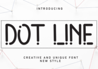 Dot Line Font - Featured Image