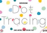 Dot Tracing Font - Featured Image