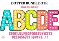 Dotted Bundle Font - Featured Image