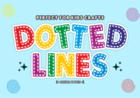 Dotted Lines Font - Featured Image