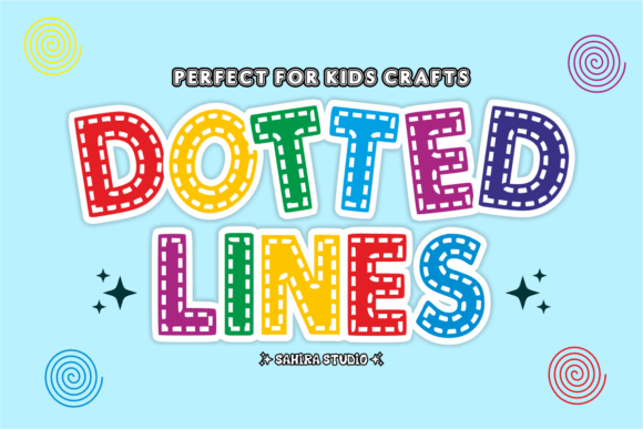 Dotted Lines Font - Featured Image