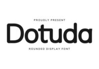 Dotuda Font - Featured Image