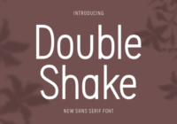 Double Shake Font - Featured Image