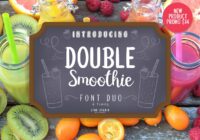Double Smoothie Font - Featured Image
