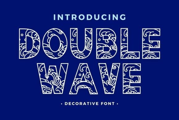 Double Wave Font - Featured Image